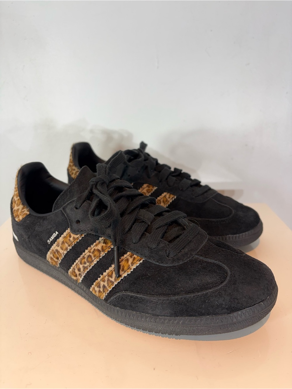 adidas Samba x END. x Neighborhood Black Leopard Sneakers Men’s 7/women’s 9